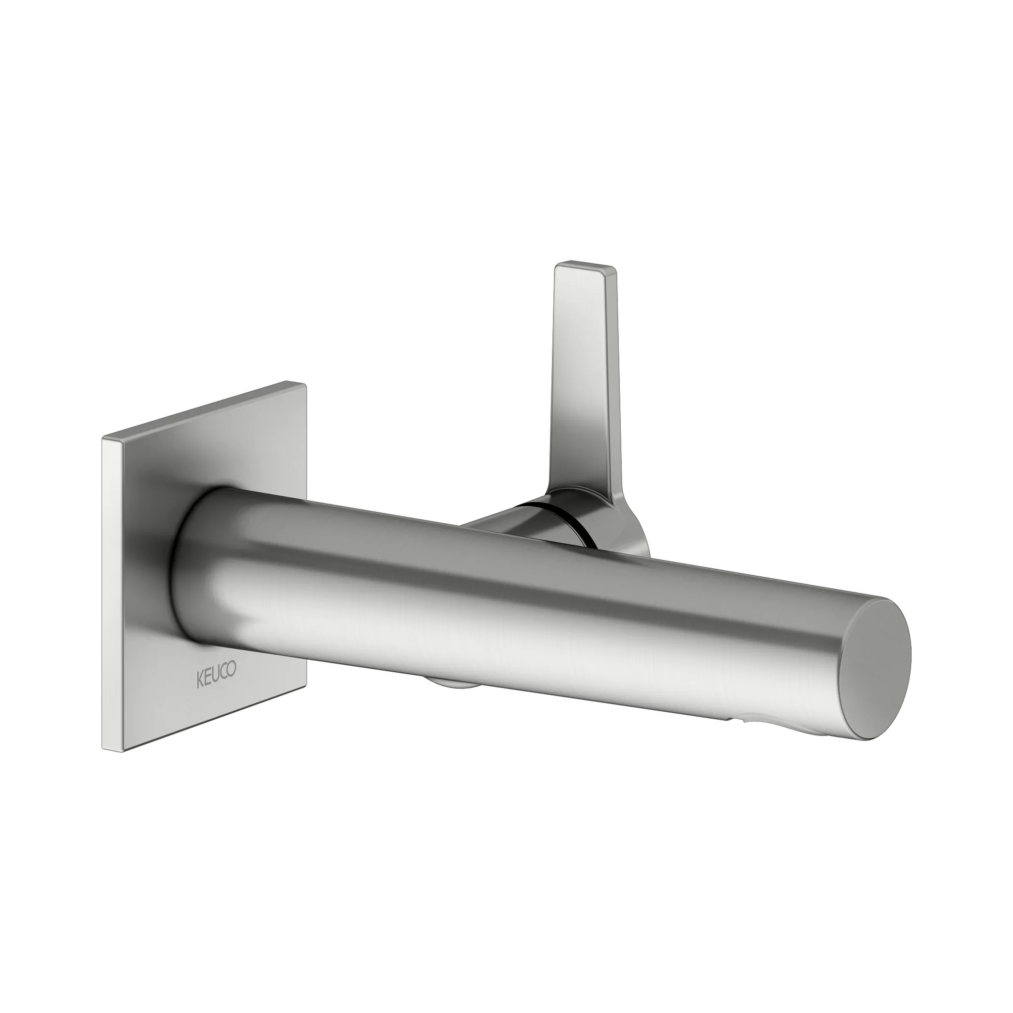 KEUCO EDITION 11 Einhebel-Waschtischmischer Unterputz 1 Loch für Wandmontage Ausladung 165 mm Edelstahl-finish KEUCO EDITION 11 Einhebel-Waschtischmischer Unterputz 1 Loch für Wandmontage Ausladung 165 mm Edelstahl-finish