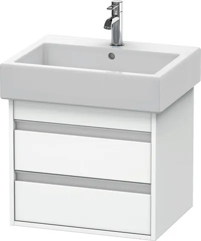 Duravit Waschtischunterschrank wandhängend „Ketho“ 55 × 48 × 44 cm Weiß Matt