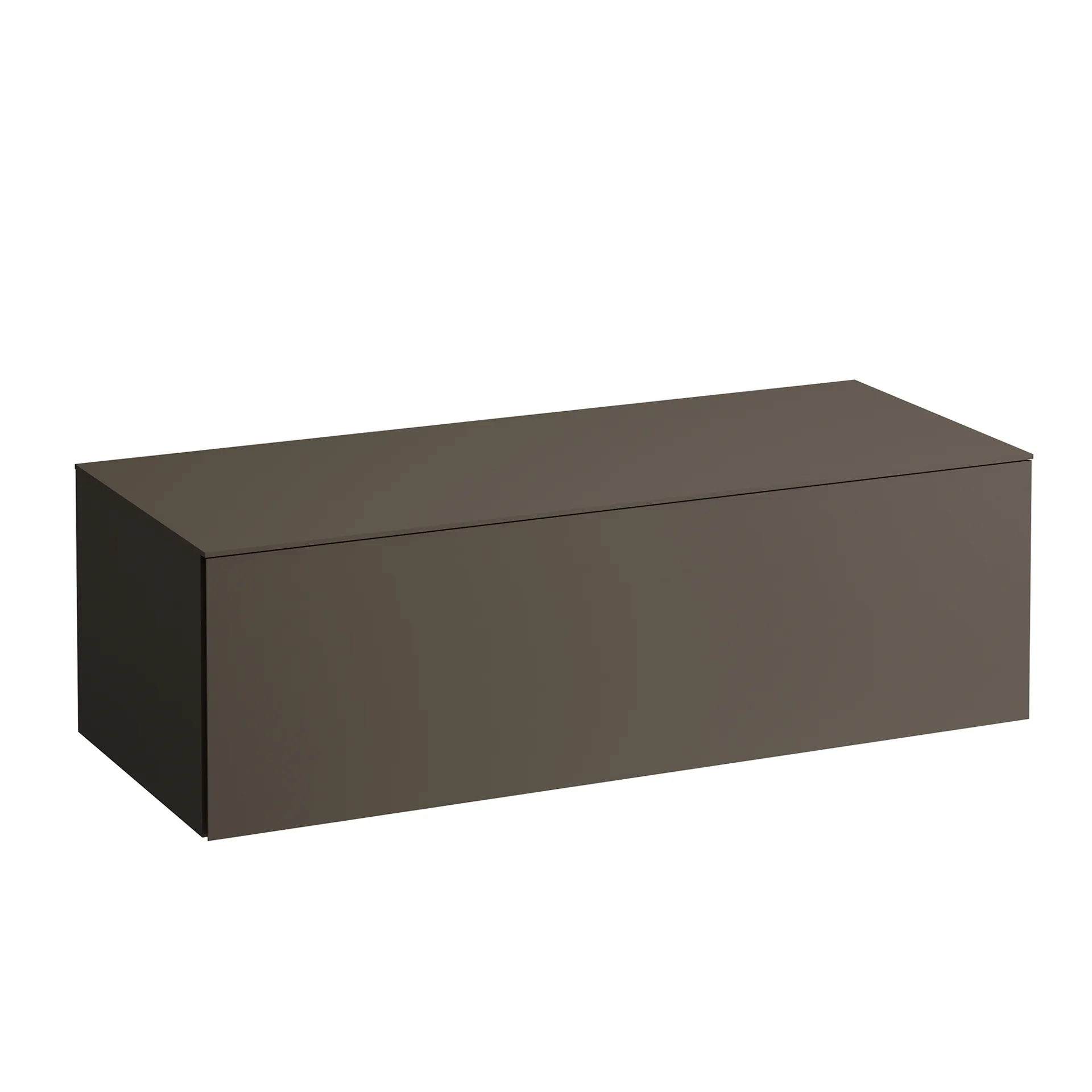 Laufen Schubladenelement „Ilbagnoalessi“ 1200 × 370 × 500 mm Dunkelbraun, ohne Hahnlochbohrung