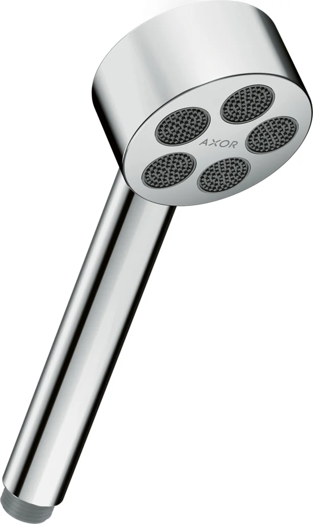 Hansgrohe AXOR One Handbrause EcoSmart Chrom, 73 mm Brausekopfgröße, PowderRain Strahlart, QuickClean Technologie, max. Durchfluss 9,1 l/min bei 3 bar Hansgrohe AXOR One Handbrause EcoSmart Chrom, 73 mm Brausekopfgröße, PowderRain Strahlart, QuickClean Technologie, max. Durchfluss 9,1 l/min bei 3 bar