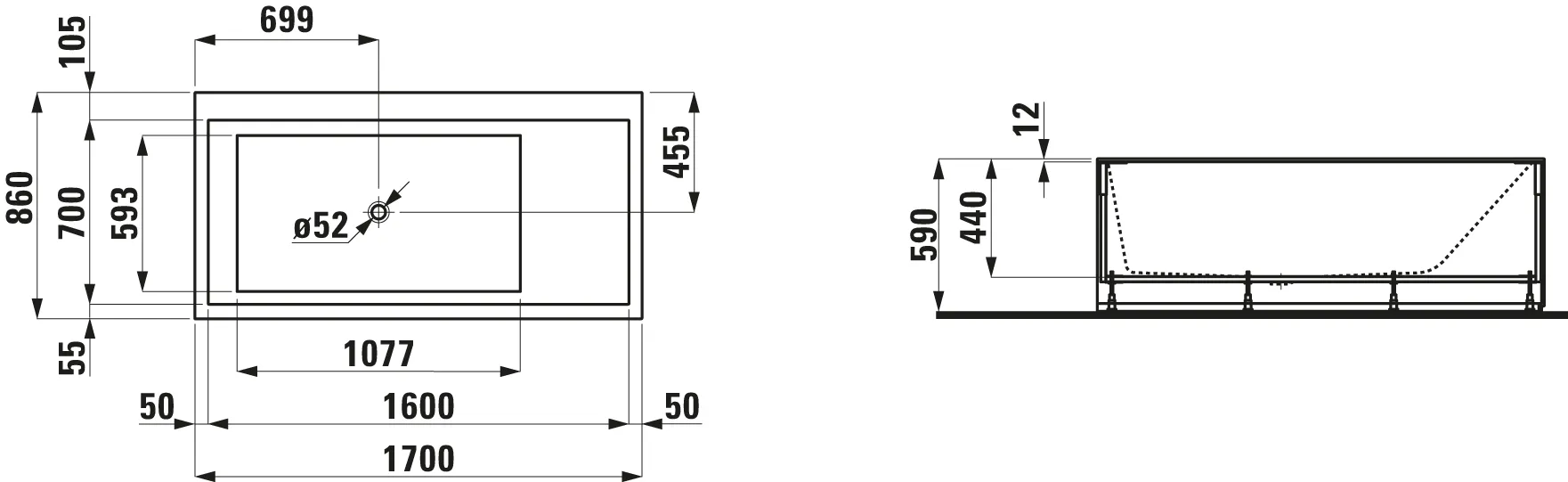 Laufen „Kartell“ in Weiß Laufen „Kartell“ in Weiß