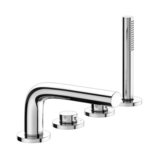 Edition 400 51530010200 Wannenmischer 4-Loch Wannenrand Ausladung 220 mm verchromt Edition 400 51530010200 Wannenmischer 4-Loch Wannenrand Ausladung 220 mm verchromt