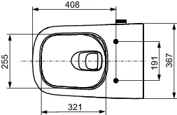 TECE Dusch-WC „neo“, Befestigung verdeckt, ohne Spülrand TECE Dusch-WC „neo“, Befestigung verdeckt, ohne Spülrand