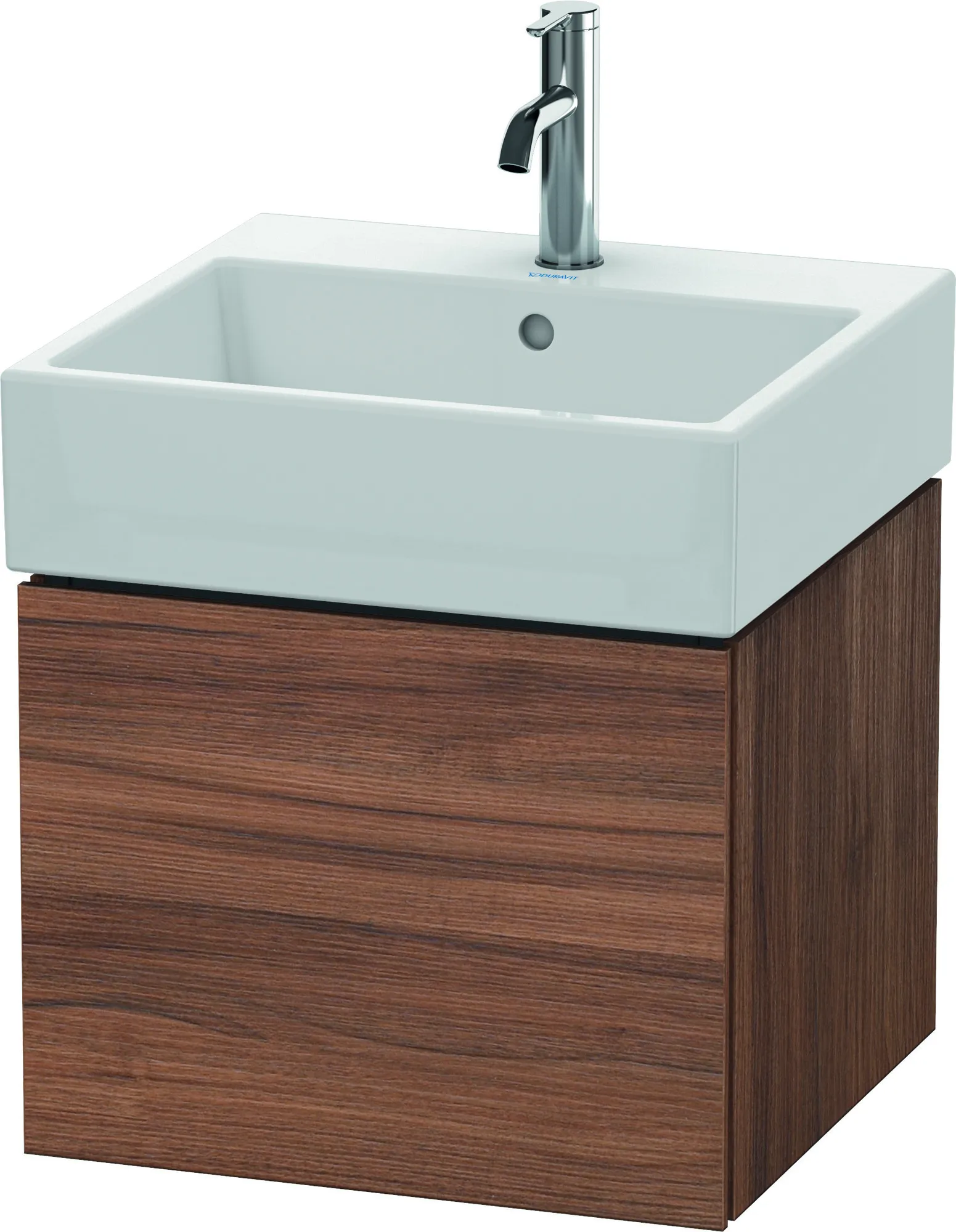 Duravit Waschtischunterschrank wandhängend „L-Cube“ 48,4 × 39,4 × 45,9 cm Nussbaum Natur Duravit Waschtischunterschrank wandhängend „L-Cube“ 48,4 × 39,4 × 45,9 cm Nussbaum Natur