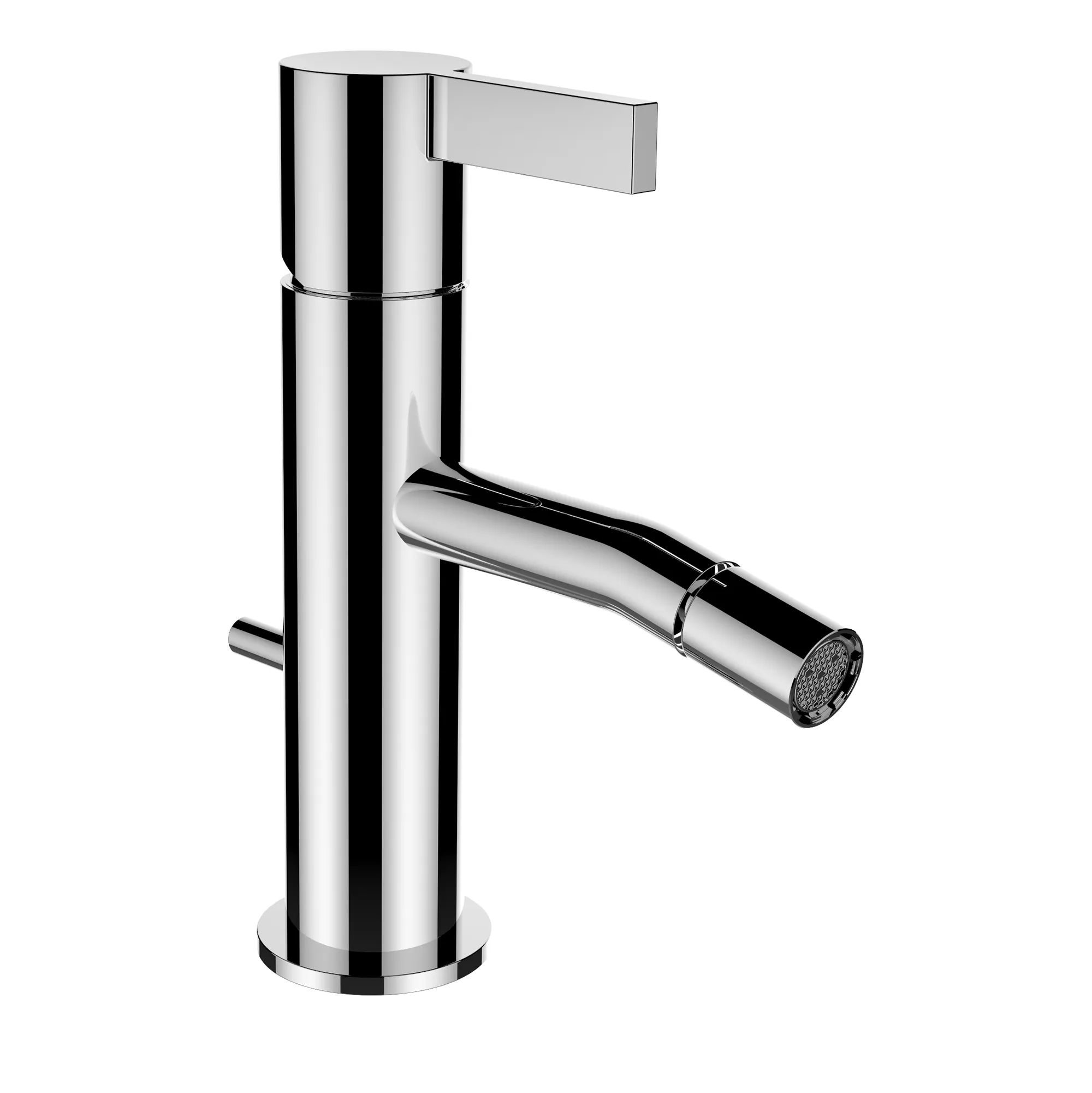 Einhebel-Bidetmischer Kartell Festauslauf Ausladung 110 mm mit Ablaufventil chrom Einhebel-Bidetmischer Kartell Festauslauf Ausladung 110 mm mit Ablaufventil chrom