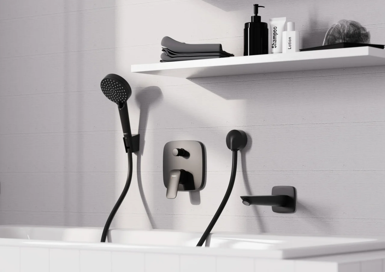 Hansgrohe Isiflex Brauseschlauch 1,25 m, mattschwarz Hansgrohe Isiflex Brauseschlauch 1,25 m, mattschwarz