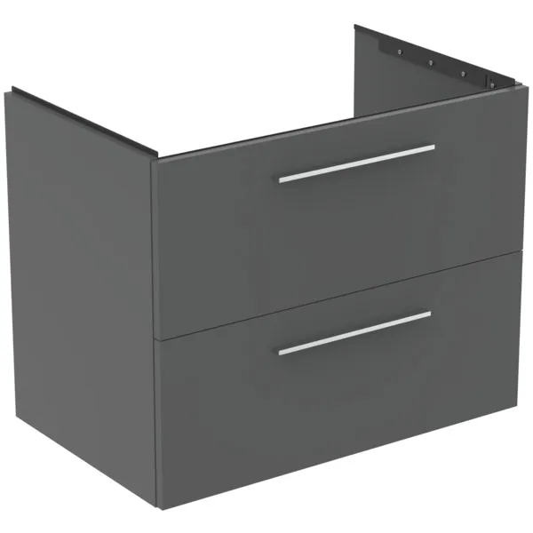 Ideal Standard Waschtischunterschrank „i.lifeB“ 80 × 63 × 50,5 cm Quarzgrau matt Ideal Standard Waschtischunterschrank „i.lifeB“ 80 × 63 × 50,5 cm Quarzgrau matt