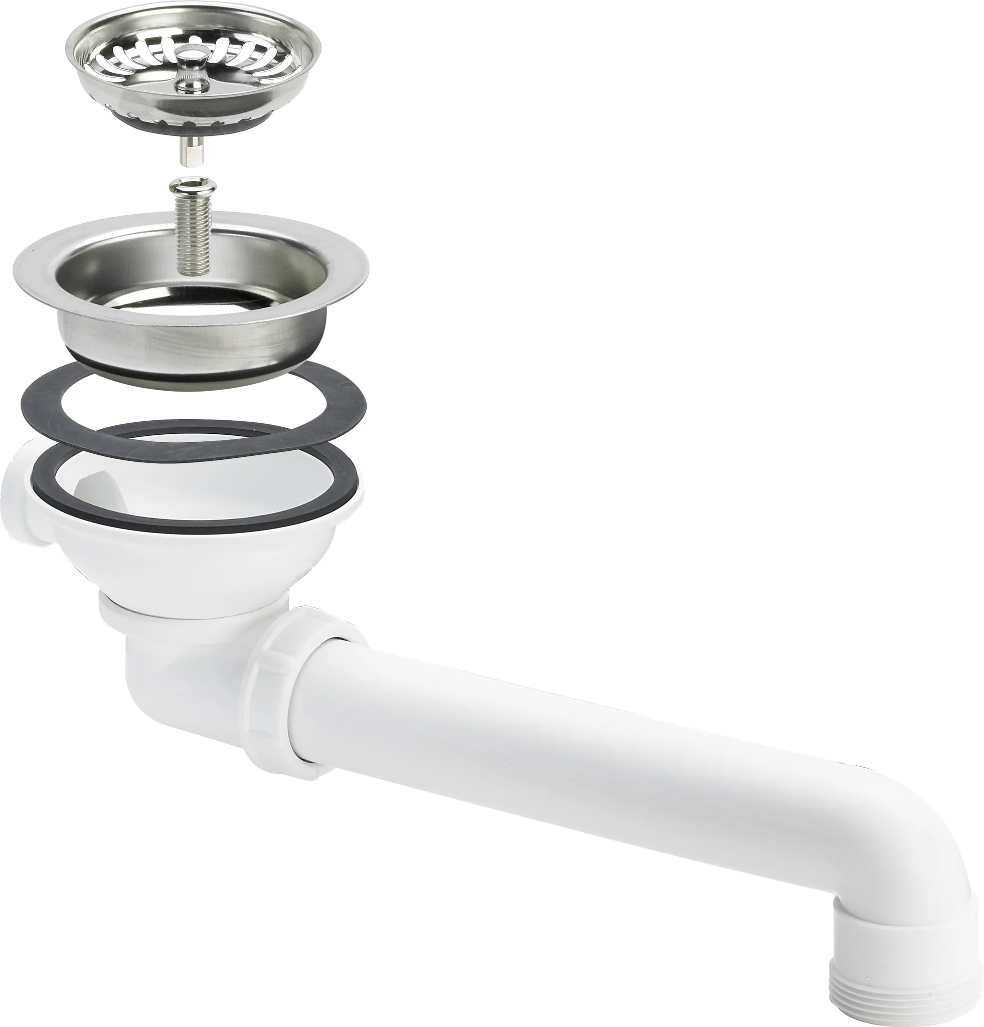 Viega Ablaufventil für Spülen Modell 7139.15 in Kunststoff weiss 11,4 cm Viega Ablaufventil für Spülen Modell 7139.15 in Kunststoff weiss 11,4 cm