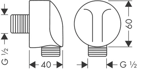 Schlauchanschluß Fixfit DN15 chrom