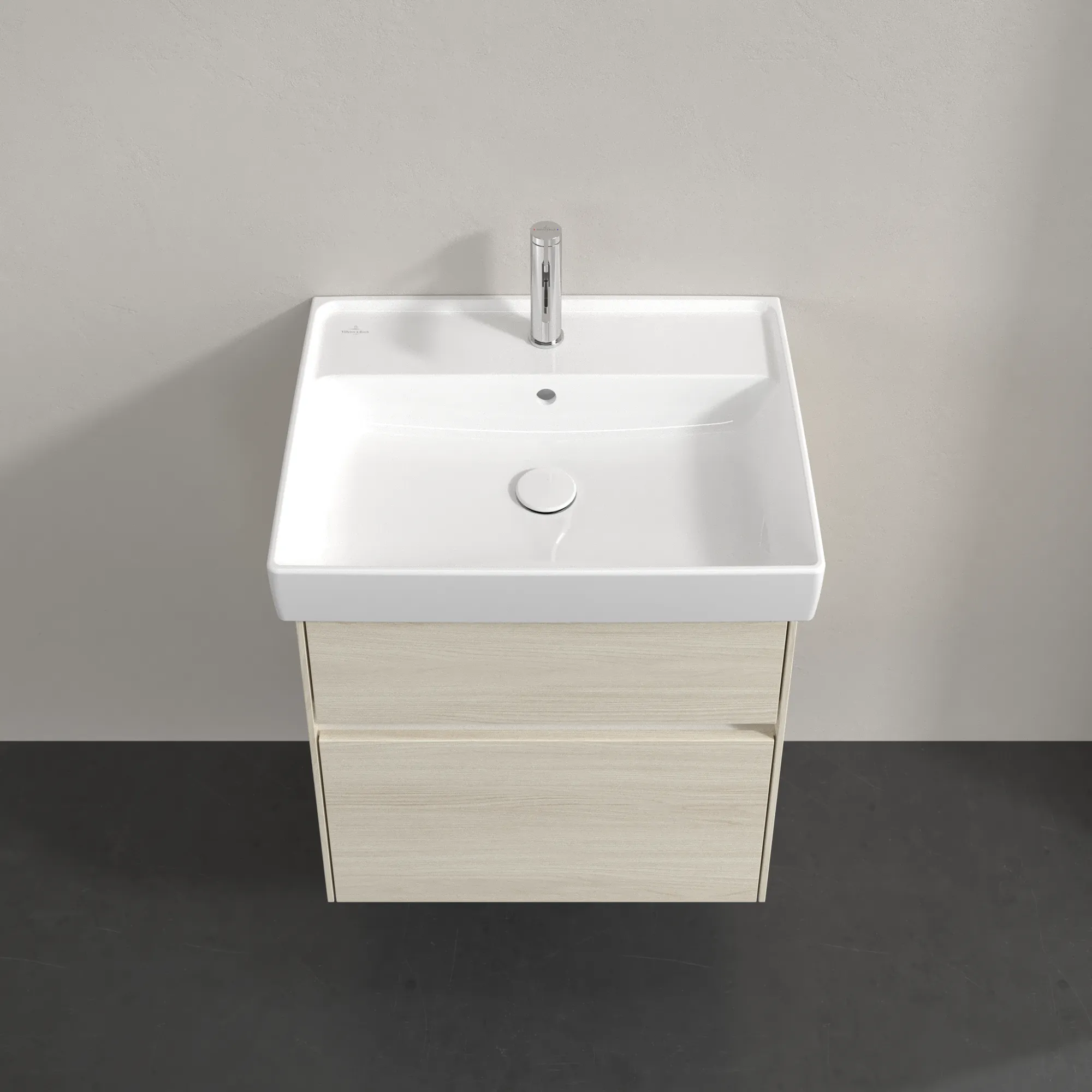 Villeroy & Boch Waschtischunterschrank „Collaro“ für Schrankwaschtisch 55,4 × 54,6 × 44,4 cm 2 Auszüge / Schubladen