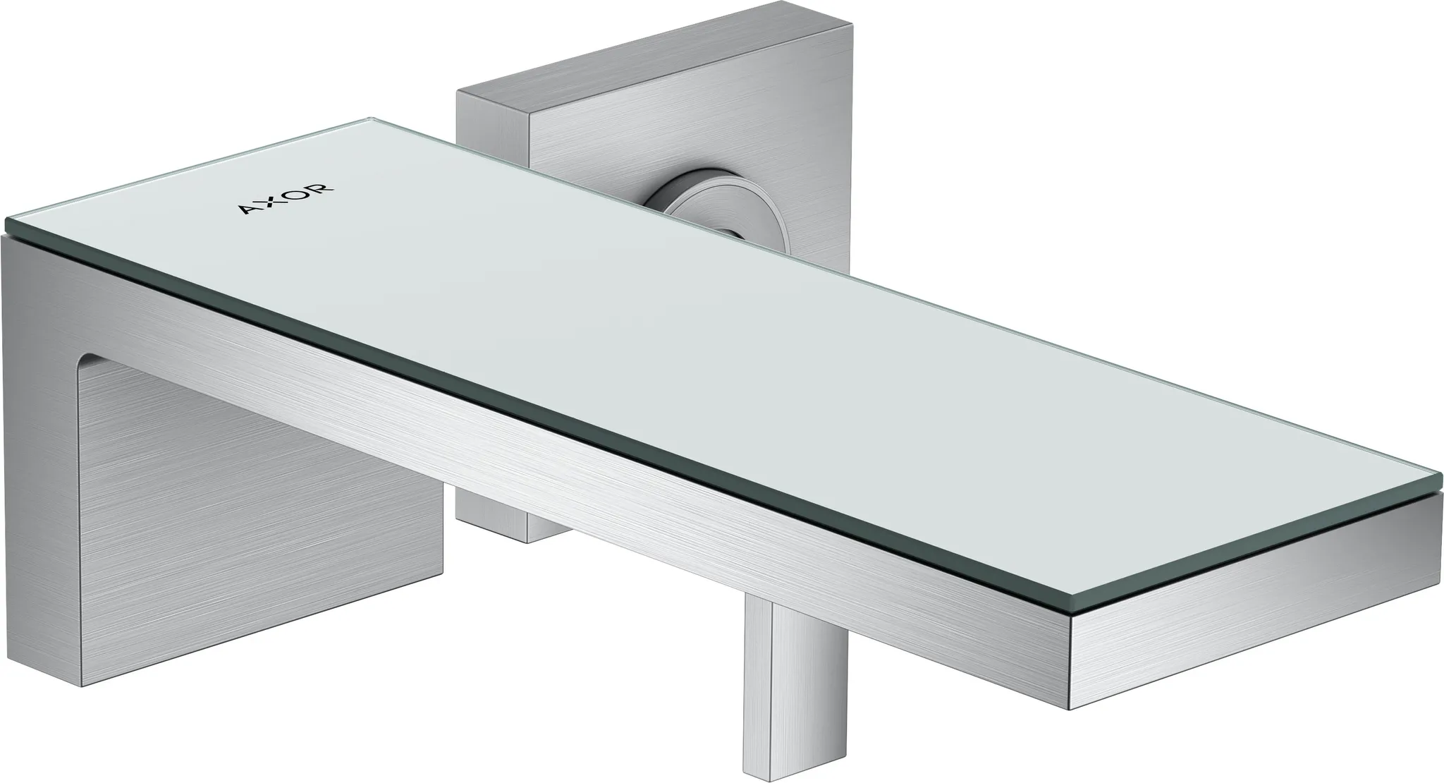 Hansgrohe AXOR MyEdition Mischer mit Platte 245 Glas, abnehmbar Hansgrohe AXOR MyEdition Mischer mit Platte 245 Glas, abnehmbar