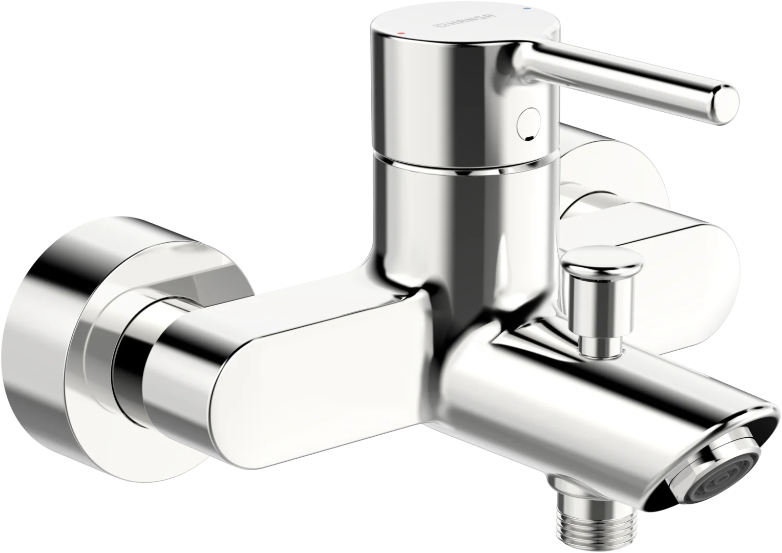 HansaVANTIS EHM Wannenfüll- und Brausebatterie 5244, Ausladung 154 mm, Chrom Pinhebel HansaVANTIS EHM Wannenfüll- und Brausebatterie 5244, Ausladung 154 mm, Chrom Pinhebel