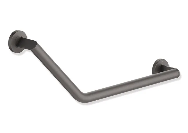 HEWI Winkelgriff System 900, Edelstahl, pulverbeschichtet, Achsmaße 620 mm und 283 mm, Winkel 135°, HEWI Farbe SC (Dunkelgrau Perlglimmer tiefmatt) HEWI Winkelgriff System 900, Edelstahl, pulverbeschichtet, Achsmaße 620 mm und 283 mm, Winkel 135°, HEWI Farbe SC (Dunkelgrau Perlglimmer tiefmatt)