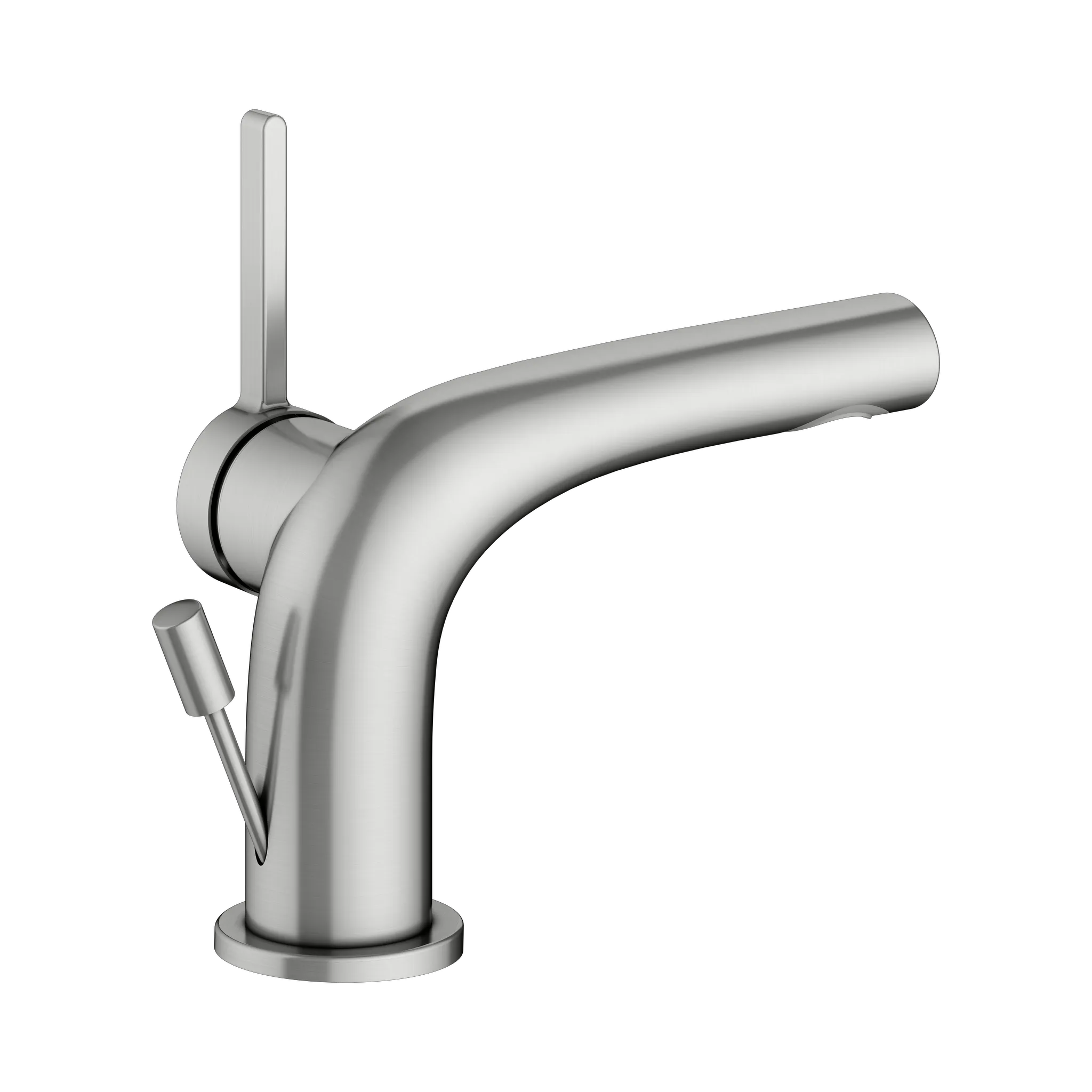 KEUCO EDITION 400 Einhebel-Waschtischmischer 80 mit Zugstangen-Ablaufgarnitur Edelstahl-finish KEUCO EDITION 400 Einhebel-Waschtischmischer 80 mit Zugstangen-Ablaufgarnitur Edelstahl-finish