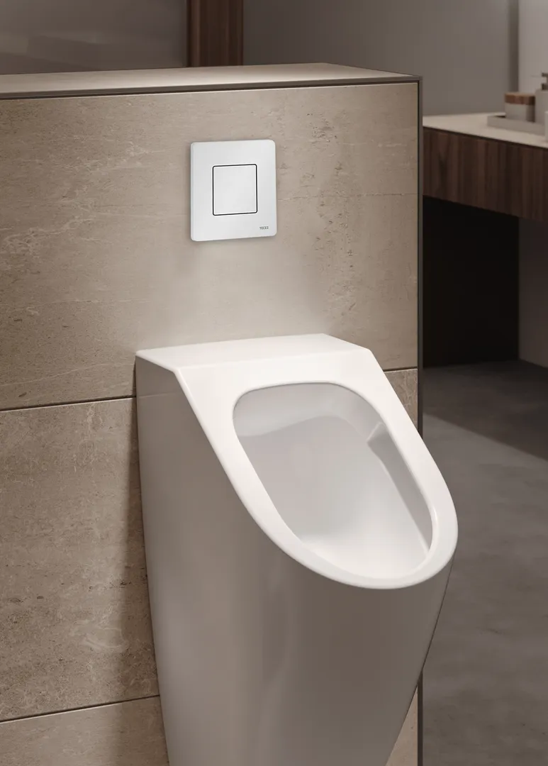 solid Urinal weiß glänzend