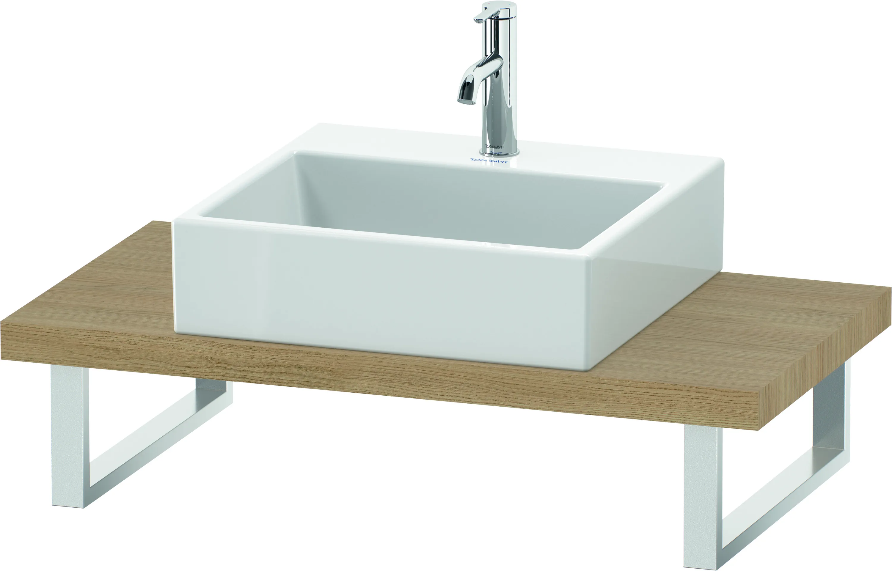 Duravit Konsole „DuraStyle“, mittig in Eiche Natur Duravit Konsole „DuraStyle“, mittig in Eiche Natur
