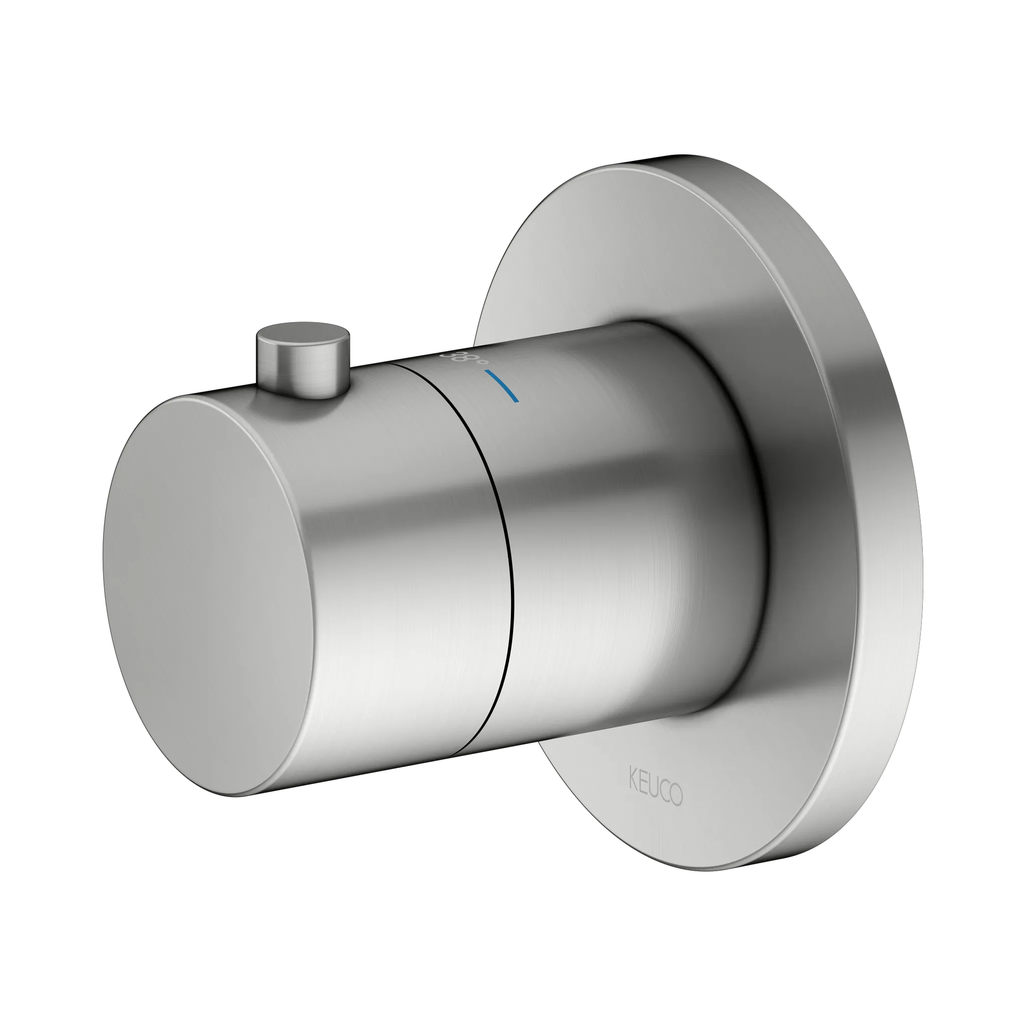 KEUCO IXMO Thermostatarmatur Unterputz rund Edelstahl-finish