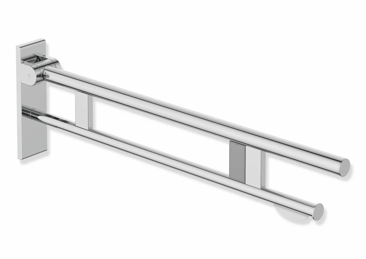 HEWI Stützklappgriff Duo System 900 Edelstahl verchromt 850 mm HEWI Stützklappgriff Duo System 900 Edelstahl verchromt 850 mm