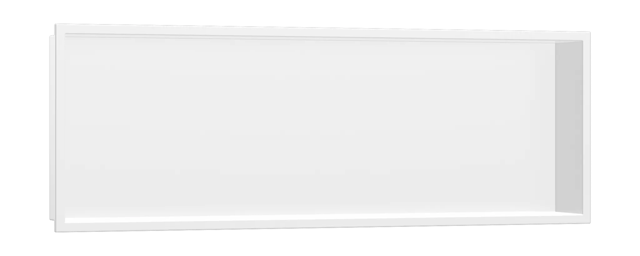Hansgrohe XtraStoris Original Wandnische mit Rahmen, 300 x 900 x 100 mm, Mattweiß, Edelstahl V2A pulverbeschichtet Hansgrohe XtraStoris Original Wandnische mit Rahmen, 300 x 900 x 100 mm, Mattweiß, Edelstahl V2A pulverbeschichtet