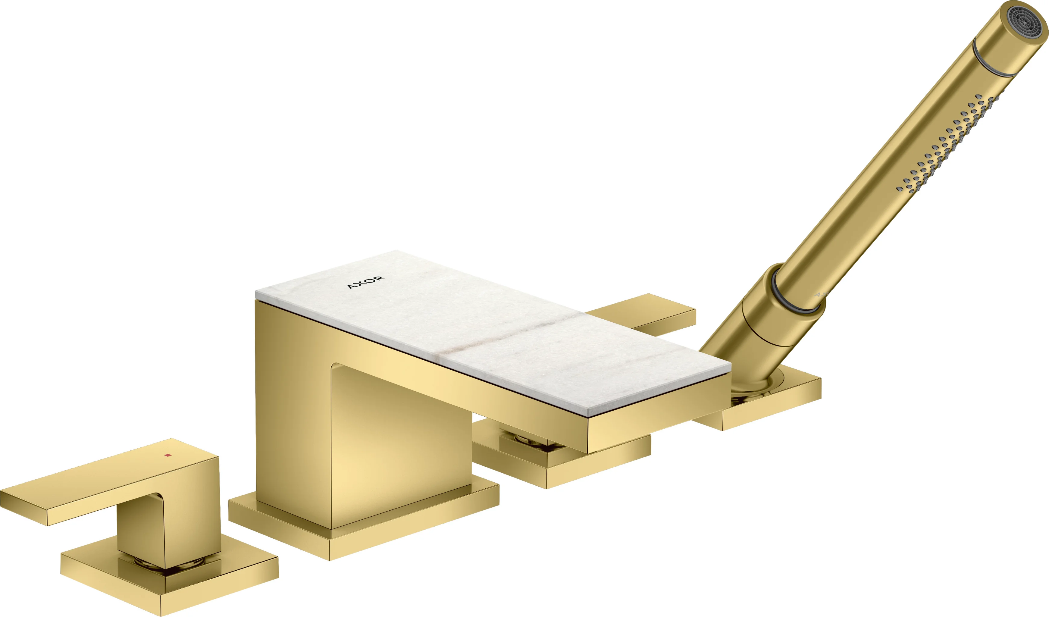 Hansgrohe AXOR MyEdition Platte 200 mm Marmor Lasa Covelano Vena Oro abnehmbar Hansgrohe AXOR MyEdition Platte 200 mm Marmor Lasa Covelano Vena Oro abnehmbar