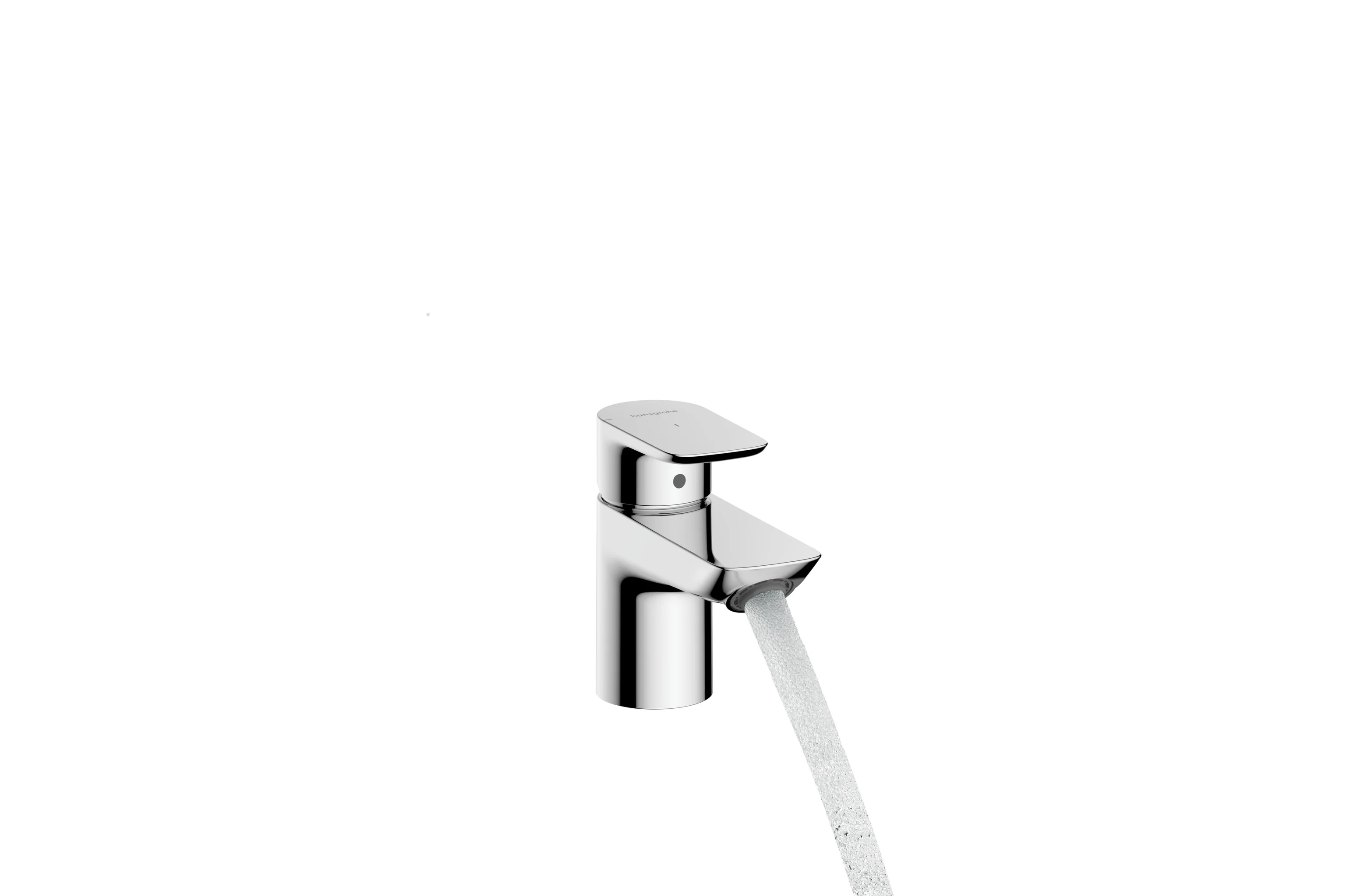 Neovis Q Einhebel-Waschtischmischer 70 CoolStart mit Push-Open Ablaufgarnitur, Oberfläche: Chrom