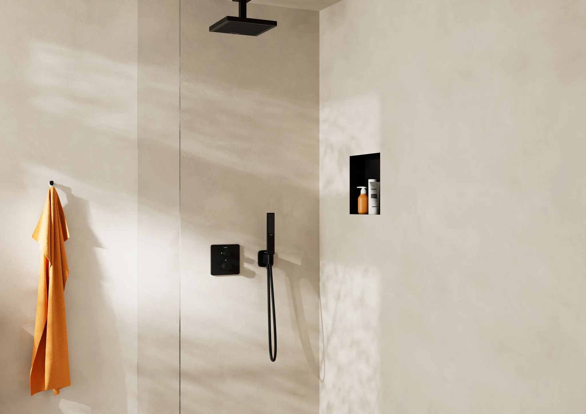 Designflex Textilbrauseschlauch 125 cm Chrom