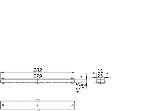Abdeckung CeraFloor/CeraFrame Individual messing matt