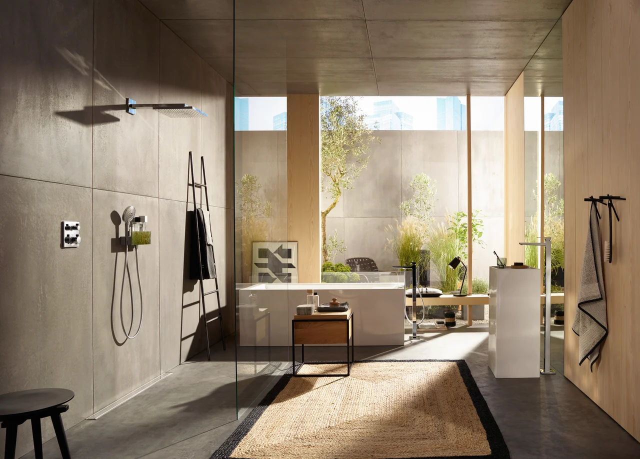 Hansgrohe Handbrause Raindance Select S 120, Chrom, 120 mm Brausekopfgröße, 3 Strahlarten (Rain, RainAir, Whirl), QuickClean, max. Durchfluss 15 l/min bei 3 bar