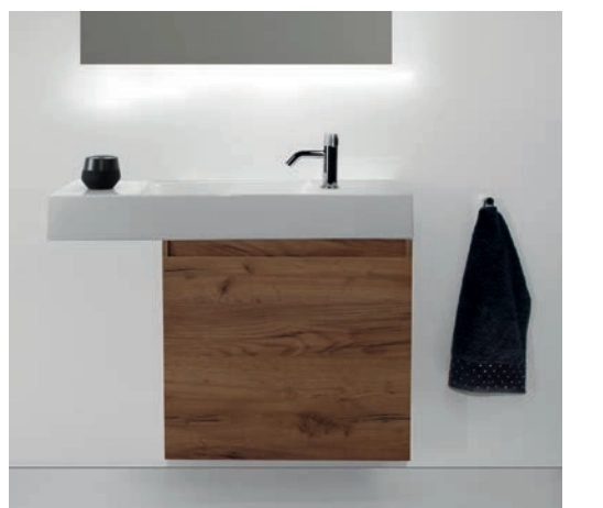 repaBAD Waschtischunterschrank „Base 25“ in Eiche Classic