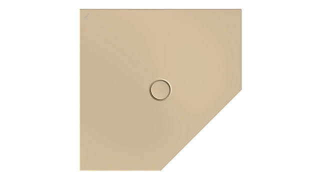 Bette fünfeck Duschwanne „BetteFloor Caro“ 100 × 100 cm in Bahamabeige