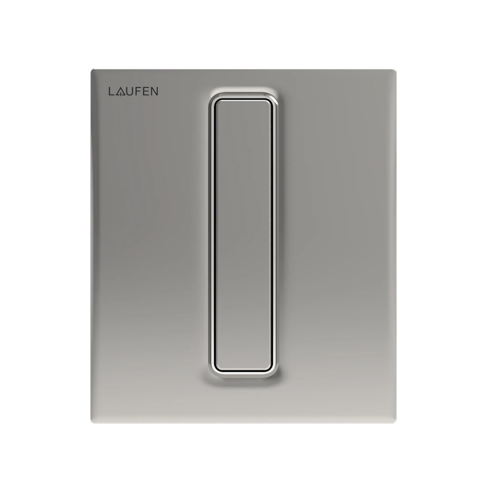 Laufen INEO Urinal-Betätigungsplatte AU101, verchromt, 125x145 mm, Kunststoff, für Unterputz-Urinalspülung mit pneumatischem Kartuschenventil