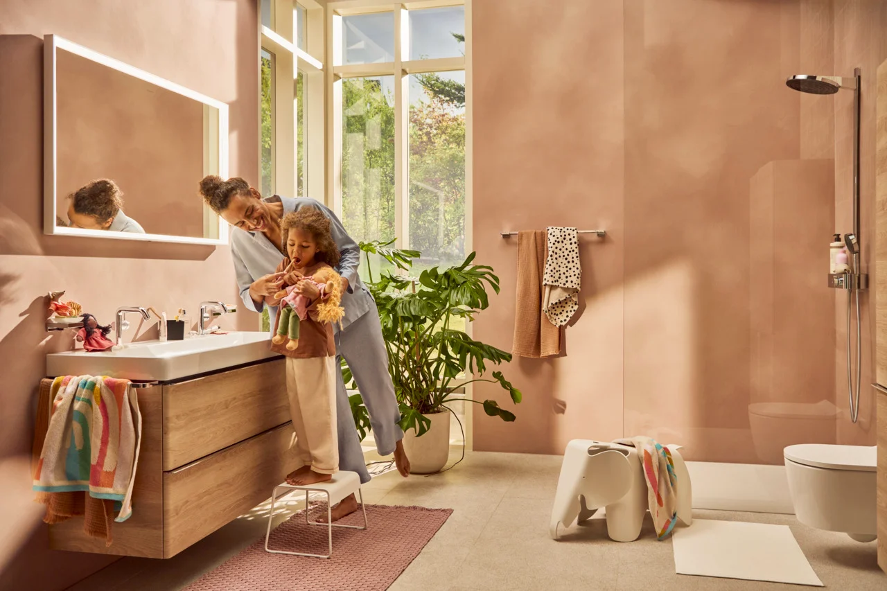 Hansgrohe Xelu Q Waschtisch 1200x480 mm, weiß, wandhängend, mit 2 Hahnlöchern, SmartClean-Glasur