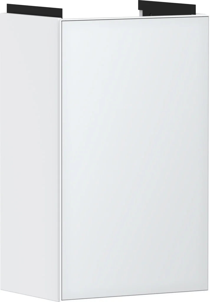 Hansgrohe Xevolos E Waschtischunterschrank Mattweiß, 340/245 mm, Türanschlag links, grifflos mit PushOpen-Funktion