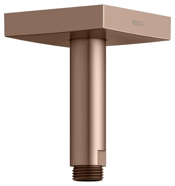 Brausen und Brausezubehör Brausearm Deckenanschluss 100 mm Rotgold gebürstet Brausen und Brausezubehör Brausearm Deckenanschluss 100 mm Rotgold gebürstet