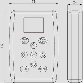 Bidirektionale WS-Fernbedienung DO-5.1 S Bidirektionale WS-Fernbedienung DO-5.1 S