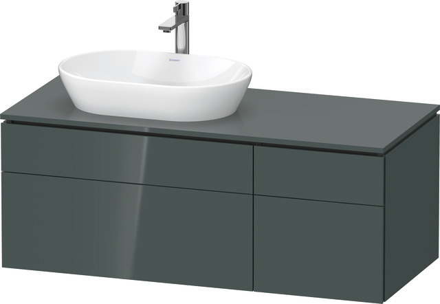 Duravit Waschtischunterschrank wandhängend „L-Cube“ 122 × 48,2 × 55 cm