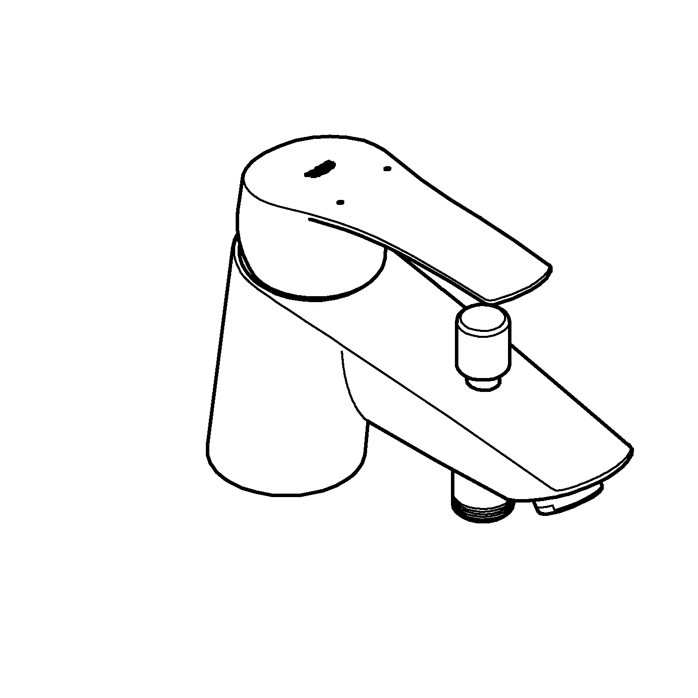 Wannenarmatur „Eurosmart“ Ausladung 138 mm Wannenarmatur „Eurosmart“ Ausladung 138 mm