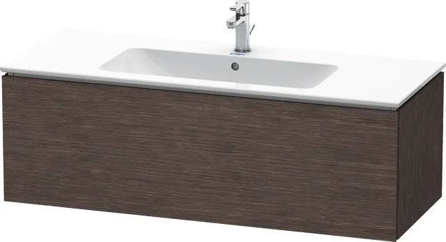 Duravit Waschtischunterschrank wandhängend „L-Cube“ 122 × 40 × 48,1 cm Eiche Dunkel gebürstet Duravit Waschtischunterschrank wandhängend „L-Cube“ 122 × 40 × 48,1 cm Eiche Dunkel gebürstet