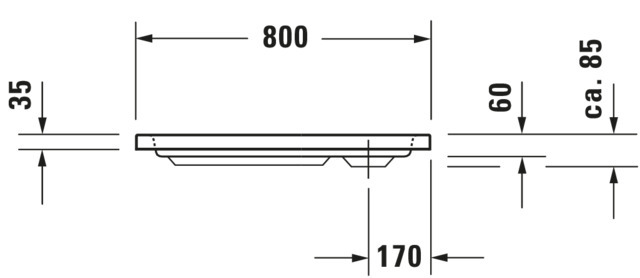 Duravit quadrat Duschwanne „D-Code“ 80 × 80 cm 