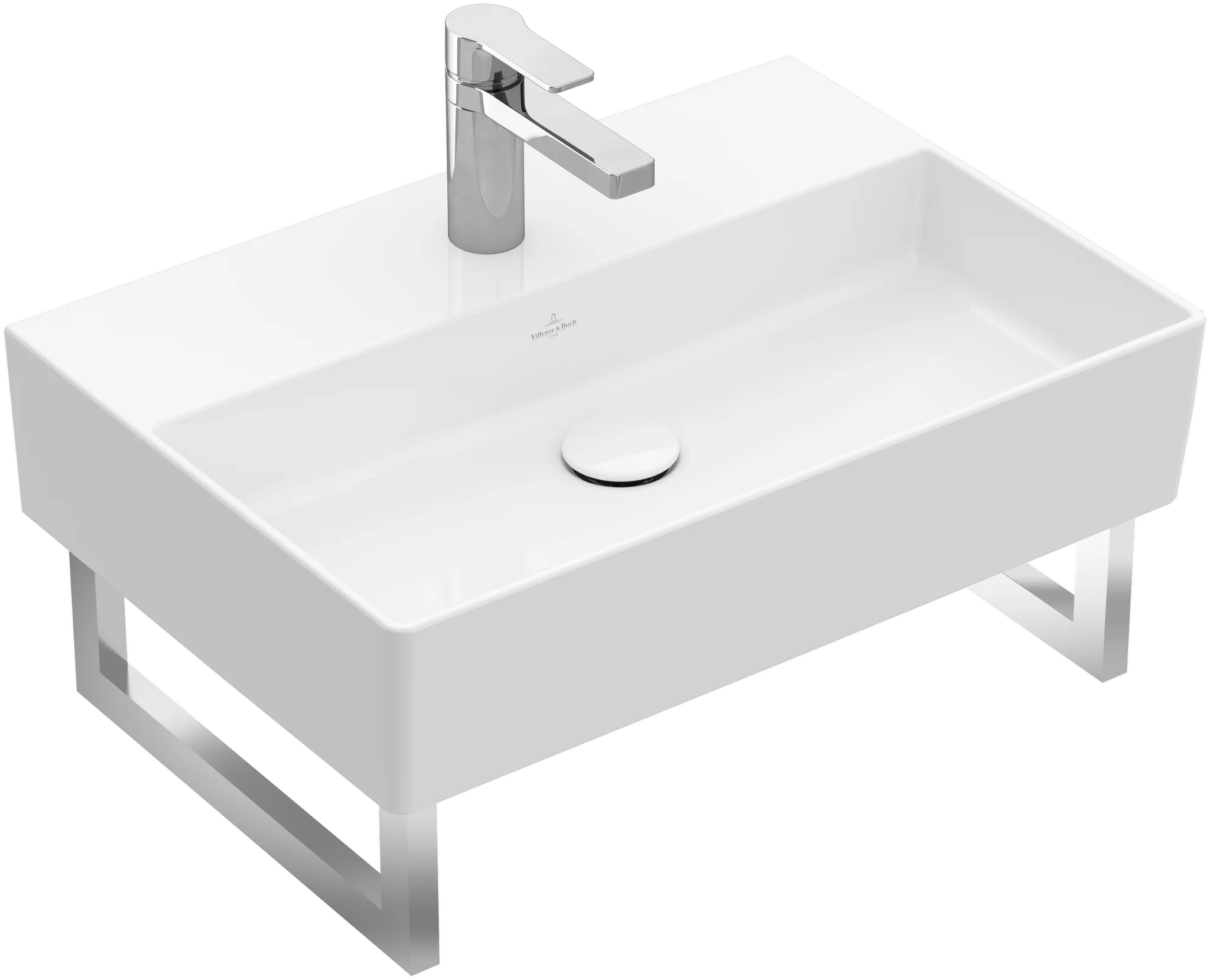 Villeroy & Boch Waschbecken Memento 2.0 500x420mm Rechteck TitanCeram Stone White Villeroy & Boch Waschbecken Memento 2.0 500x420mm Rechteck TitanCeram Stone White