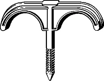 Viega „Sanfix“ Einschlagrohrbügel doppelt 16/20 × 60 mm Viega „Sanfix“ Einschlagrohrbügel doppelt 16/20 × 60 mm