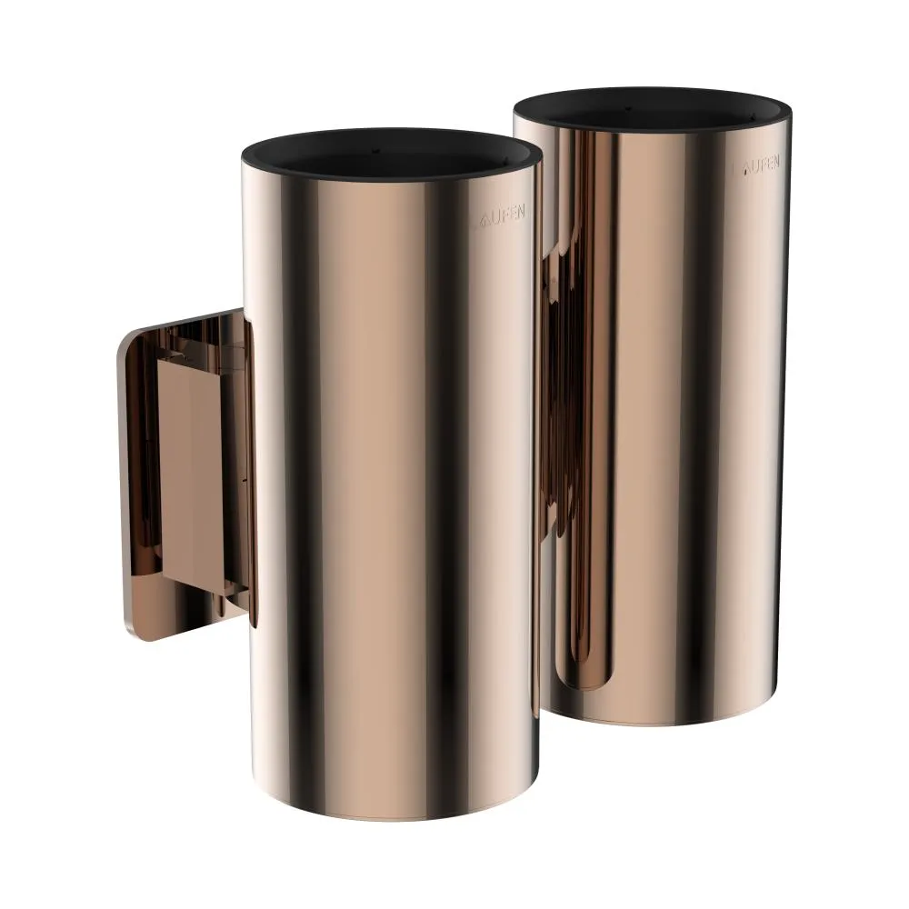 Niara Doppelzahnputzbecherh. 38206.1 rosegold glänzend Niara Doppelzahnputzbecherh. 38206.1 rosegold glänzend