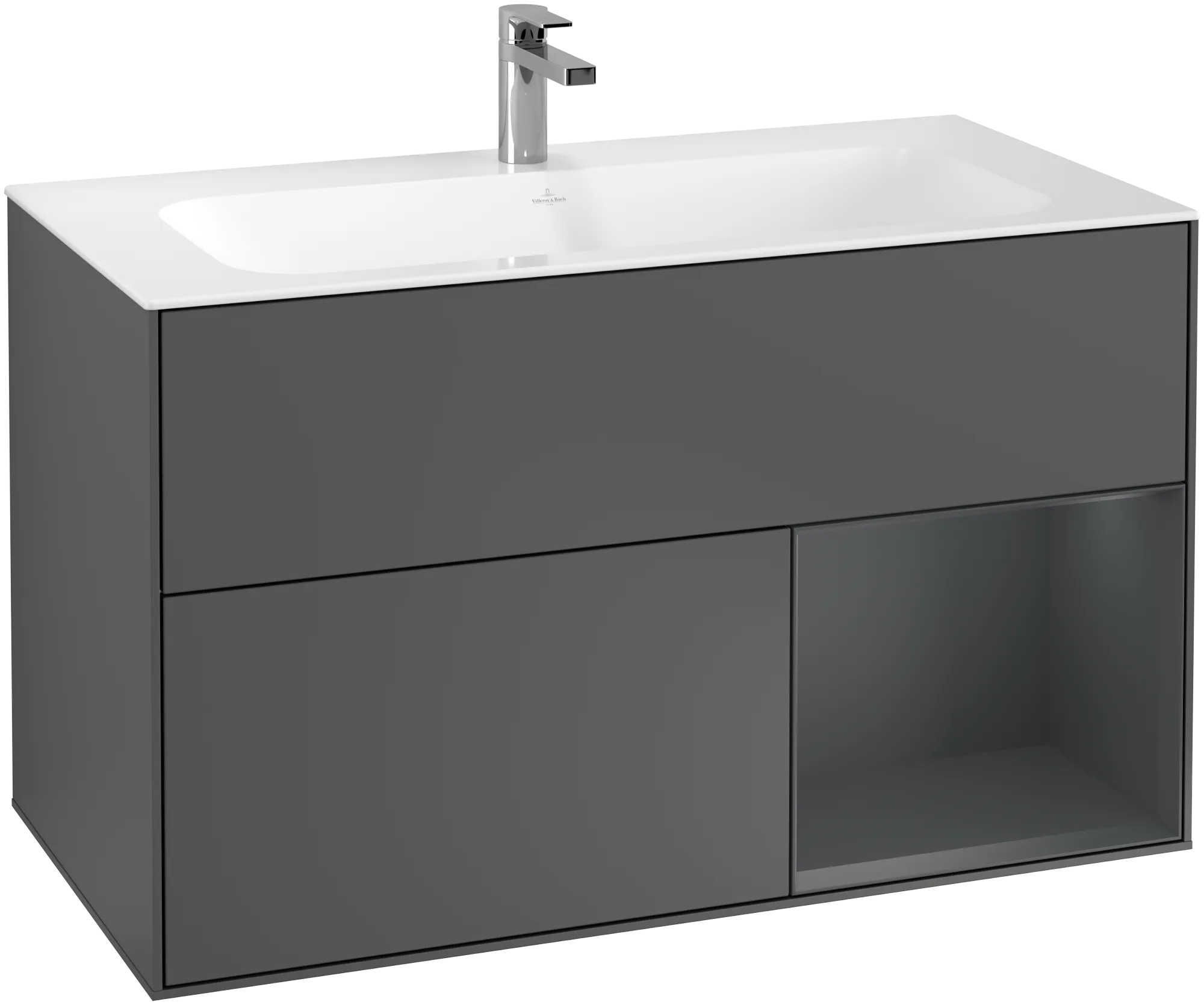 Villeroy & Boch Finion Waschbeckenunterschrank G04, 996x591x498mm, anthrazit/midnight blue