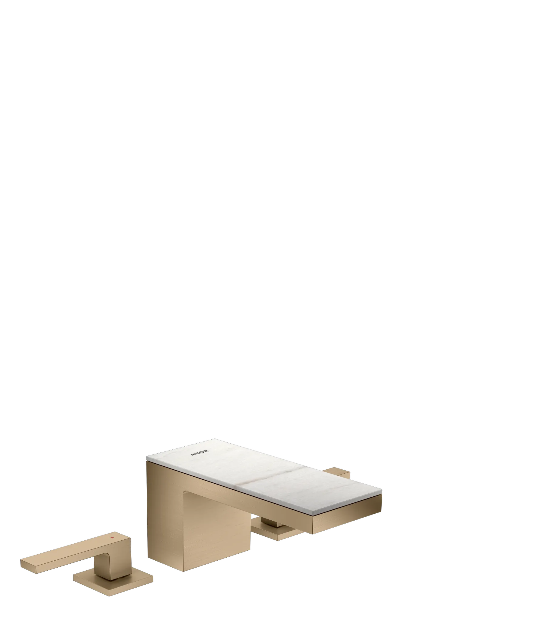 Hansgrohe AXOR MyEdition Mischer mit Platte 200 Marmor Lasa Covelano Vena Oro Hansgrohe AXOR MyEdition Mischer mit Platte 200 Marmor Lasa Covelano Vena Oro