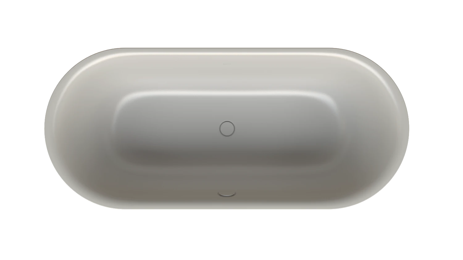 Bette oval Badewanne „BetteLux Oval Silhouette“ 180 × 80 cm in Dust