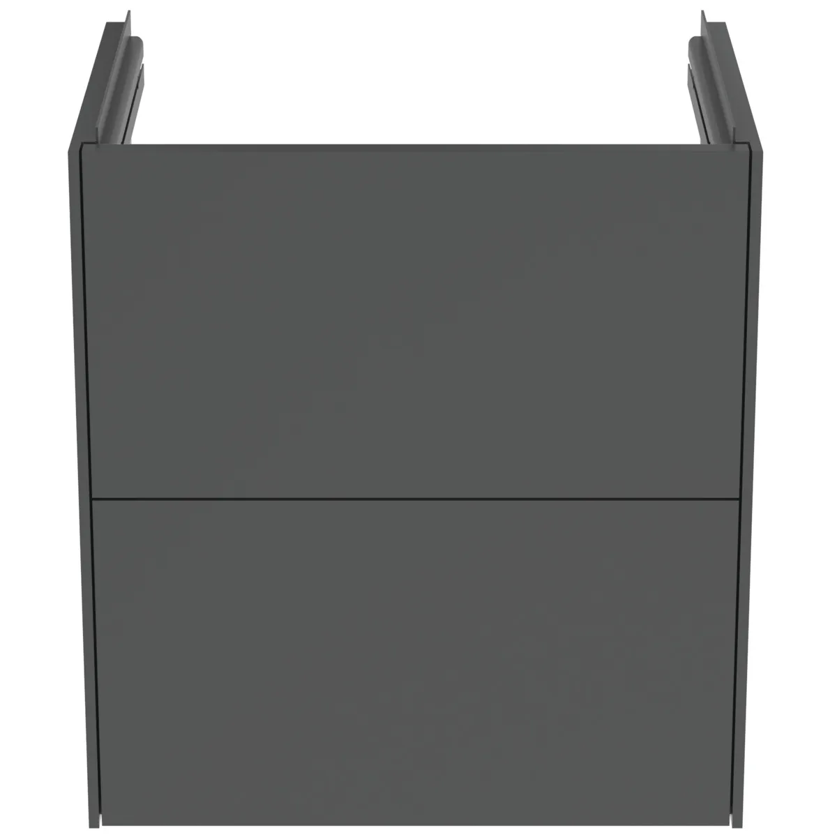 Möbelwaschtischunterschrank Conca 500x375x548mm 2 Auszüge Weiß matt Möbelwaschtischunterschrank Conca 500x375x548mm 2 Auszüge Weiß matt