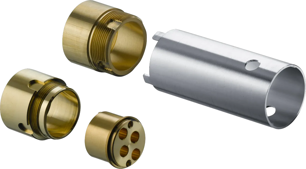 Verlängerungsset 2-L.Waschtischarm. Unterputz