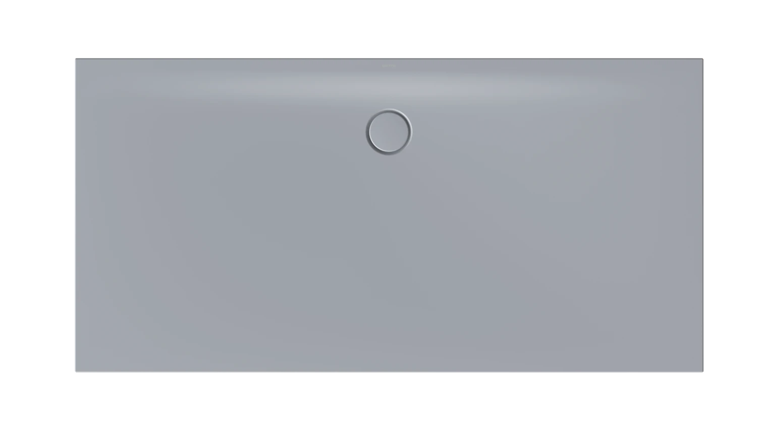 Bette rechteck Duschwanne „BetteFloor Side“ 1800 × 900 mm mit BetteAntirutsch Pro, ohne Oberflächenveredelung, ohne Wannenträger, in Slate