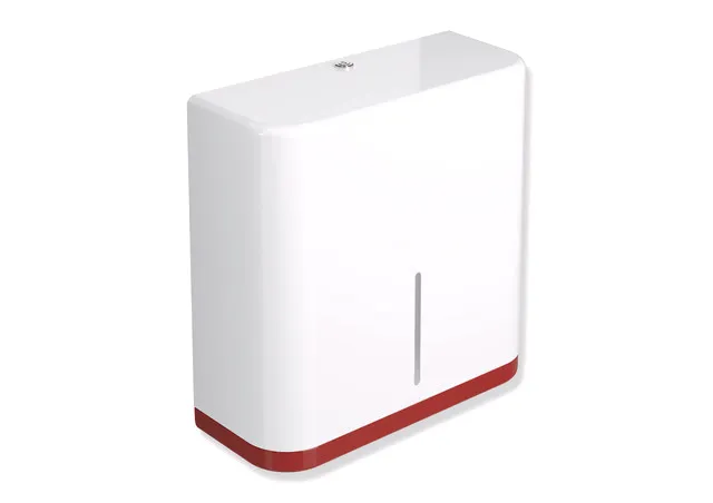 WC-Großrollenhalter Korpus Fb 98, Rahmen signalweiß WC-Großrollenhalter Korpus Fb 98, Rahmen signalweiß