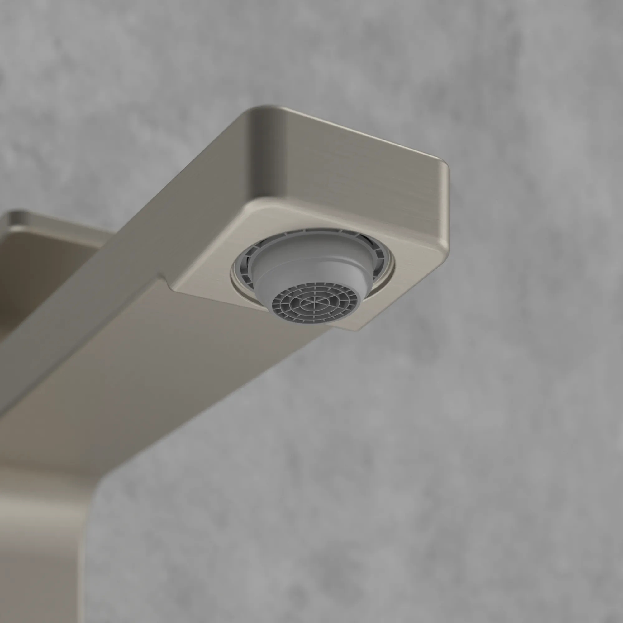 Villeroy & Boch Architectura Square Einhebel-Waschtischarmatur erhöhter Montage, Brushed Nickel Matt, 306 mm Höhe, 50 x 211 mm Maße Villeroy & Boch Architectura Square Einhebel-Waschtischarmatur erhöhter Montage, Brushed Nickel Matt, 306 mm Höhe, 50 x 211 mm Maße
